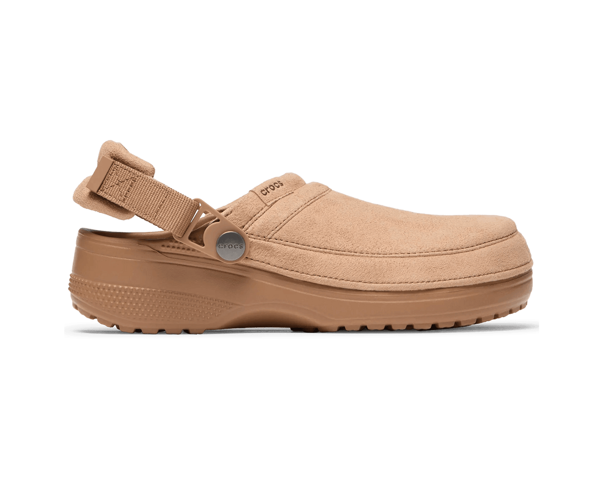 Classic Crafted Vegan Suede Clog - Milk Chocolate